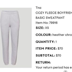 TNA Cozy AF Fleece Sweatpants